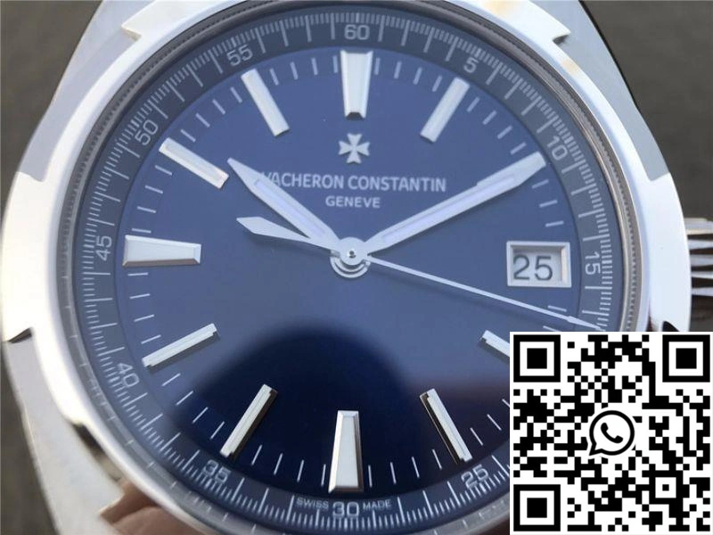 Vacheron Constantin Overseas 47040 JJ Factory Leather Strap Blue Dial FreshLook 2573