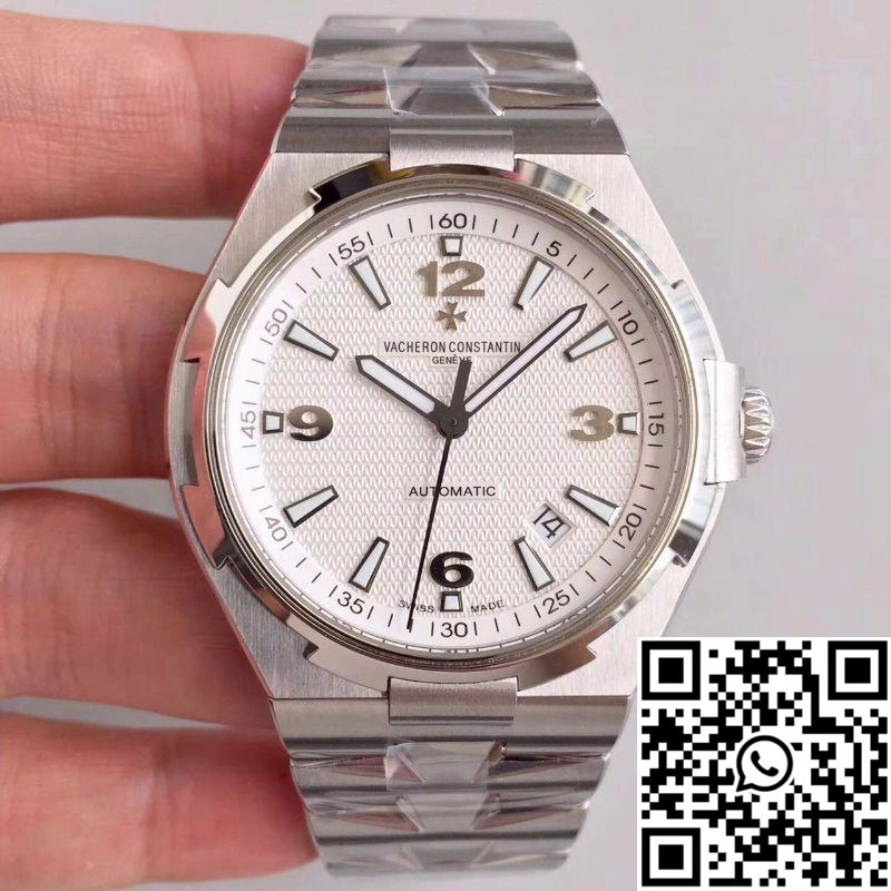 Affordable Vacheron Constantin Overseas 47040 Stainless Steel Bracelet JJ Factory White Dial 2577