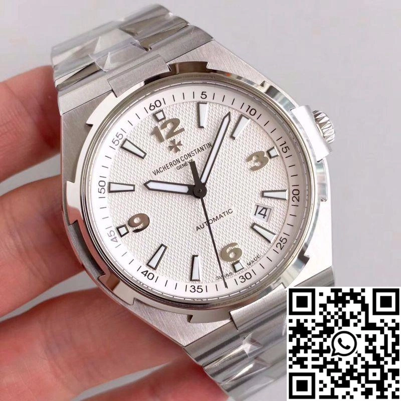 Affordable Vacheron Constantin Overseas 47040 Stainless Steel Bracelet JJ Factory White Dial 2577