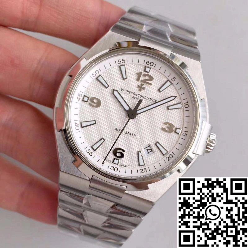 Affordable Vacheron Constantin Overseas 47040 Stainless Steel Bracelet JJ Factory White Dial 2577