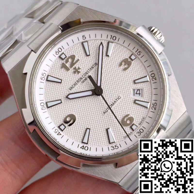 Affordable Vacheron Constantin Overseas 47040 Stainless Steel Bracelet JJ Factory White Dial 2577