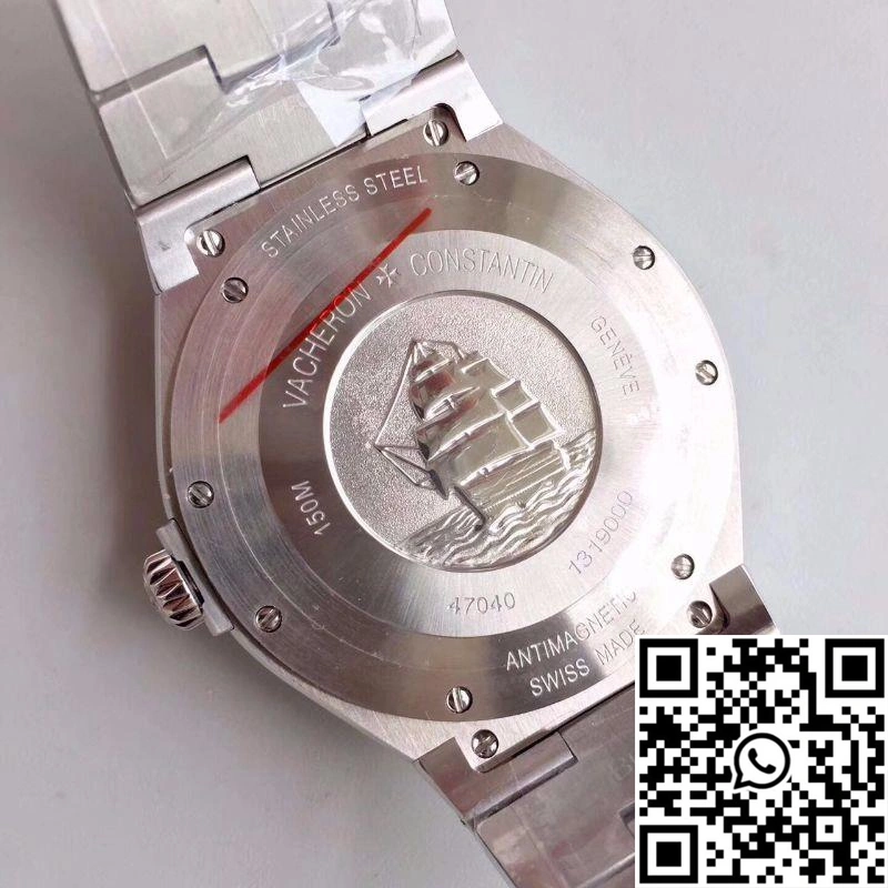 Affordable Vacheron Constantin Overseas 47040 Stainless Steel Bracelet JJ Factory White Dial 2577
