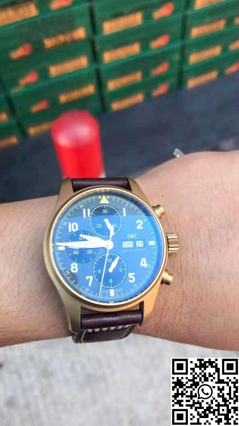 Effortless ZF Factory IWC Pilot’s Watch Chronograph Spitfire IW 1918
