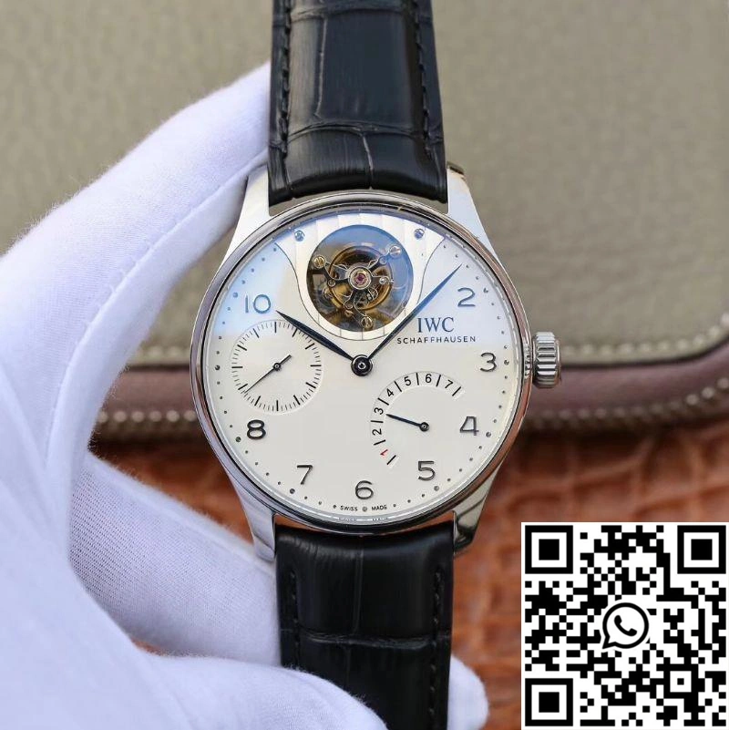 Sporty ZF Factory IWC Portuguese Real Tourbillon IW504202 White Dial 2051