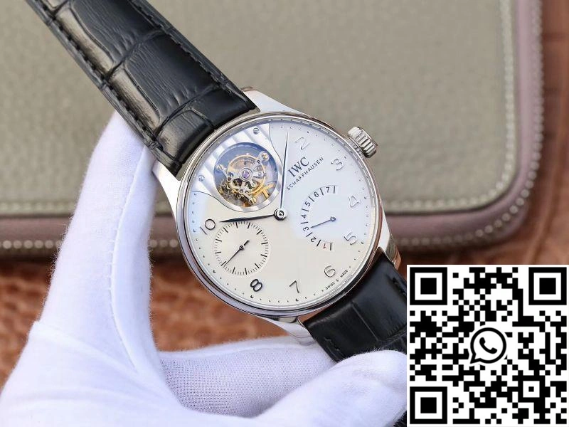 Sporty ZF Factory IWC Portuguese Real Tourbillon IW504202 White Dial 2051