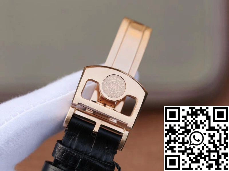 Trendy ZF Factory IWC Portuguese Tourbillon IW504210 18K Rose Gold Black Dial 2030