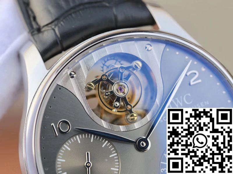 ZF Factory IWC Portuguese Tourbillon IW504210 Anthracite Dial SmoothTexture 2049