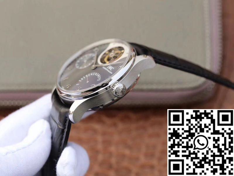 ZF Factory IWC Portuguese Tourbillon IW504210 Anthracite Dial SmoothTexture 2049