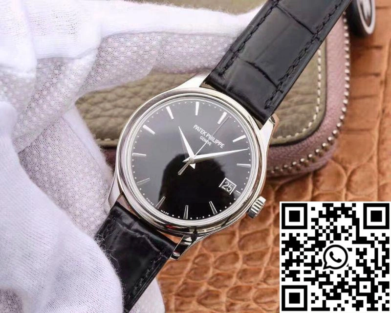 ZF Factory Patek Philippe Calatrava Automatic Date Black Dial Watch 5227G-010 Flip Back Version Affordable 533