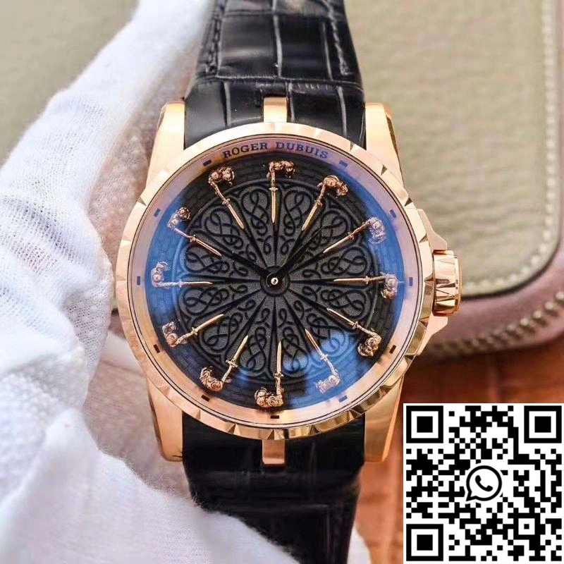 Breathable ZF Factory Roger Dubuis Excalibur Knights Of The Round Table II RDDBEX0511 Rose Gold 2533