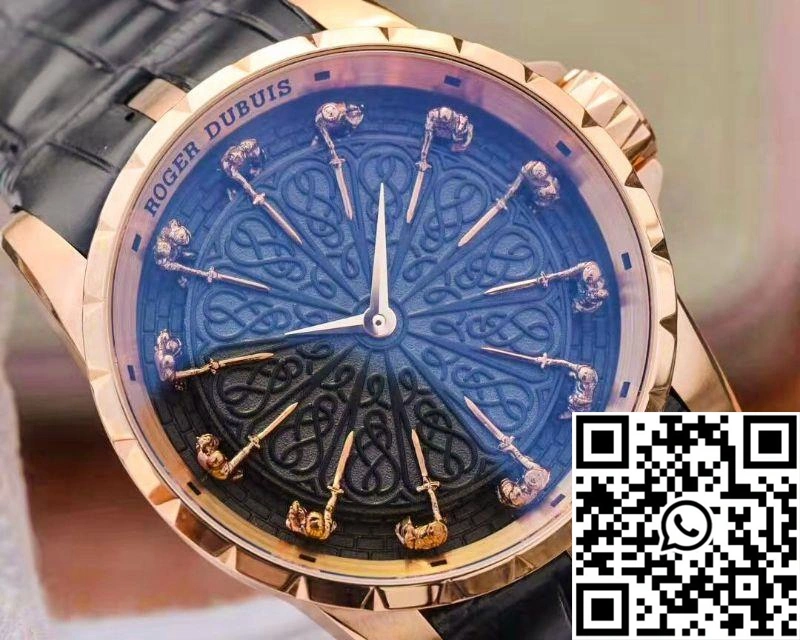Breathable ZF Factory Roger Dubuis Excalibur Knights Of The Round Table II RDDBEX0511 Rose Gold 2533