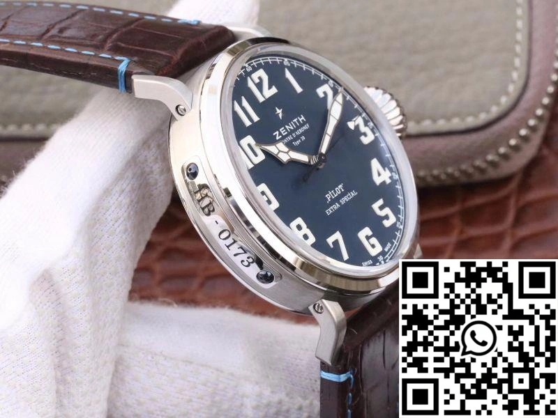 QuickDry Zenith Pilot Type 20 Extra Special 03.2430.3000.21.C738 XF Factory Blue Dial 2590
