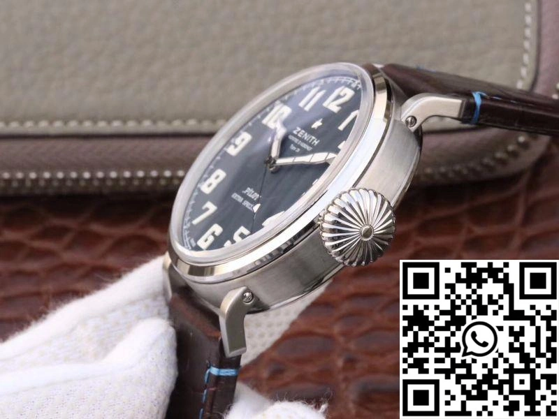 QuickDry Zenith Pilot Type 20 Extra Special 03.2430.3000.21.C738 XF Factory Blue Dial 2590