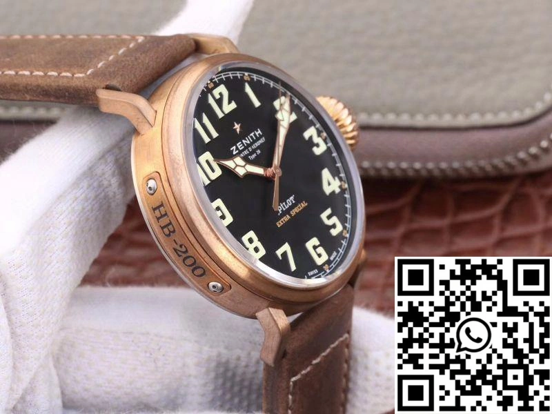 Breathable Zenith Pilot Type 20 Extra Special Bronze 29.2430.679.21.C753 XF Factory Black Dial 2594