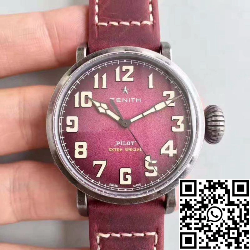 GoAnywhere Zenith Pilot Type 20 Extra Special Ton Up 45MM 11.2430.679.21.C801 XF Factory Purple Dial 2592