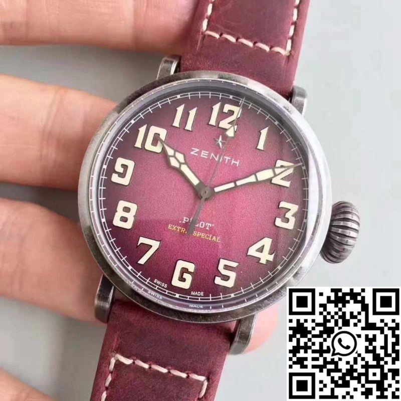 GoAnywhere Zenith Pilot Type 20 Extra Special Ton Up 45MM 11.2430.679.21.C801 XF Factory Purple Dial 2592
