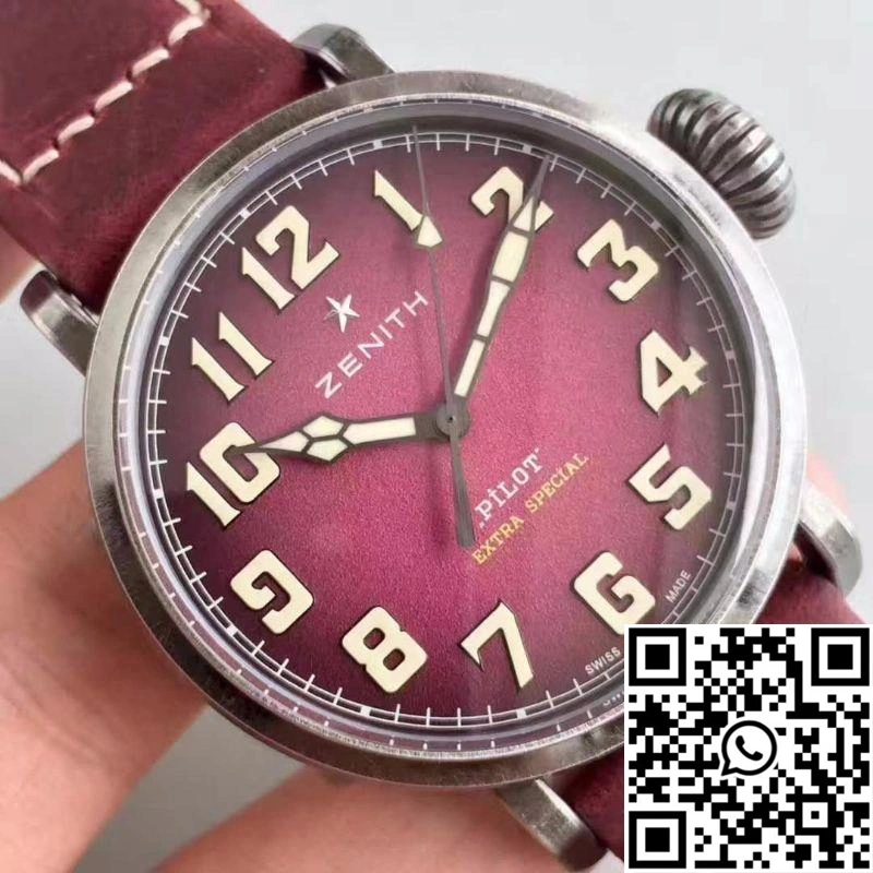 GoAnywhere Zenith Pilot Type 20 Extra Special Ton Up 45MM 11.2430.679.21.C801 XF Factory Purple Dial 2592